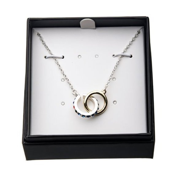 Star Wars R2-D2 and C-3PO Ring Set Necklace - Picture 2 of 3